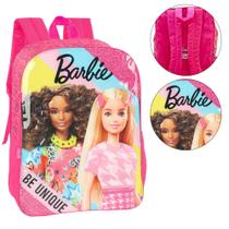 Mochila De Costas Infantil Escolar Barbie Be Unique Meninas Mochila De Costas Infantil Escolar Barbie Be Unique Meninas