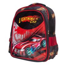 Mochila de Costas Infantil Escolar Menino Carros Velozes Yins