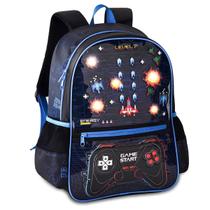 Mochila De Costas Infantil Gamer Start Start Com Luz Clio