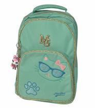 Mochila de costas Infantil Gatinha Menina Rosa, Preto, Salmão e verde água Mochila de costas Infantil Gatinha Menina Rosa, Preto, Salmão e verde água