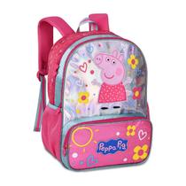Mochila de Costas Infantil Holográfica Peppa Pig Mochila de Costas Infantil Holográfica Peppa Pig