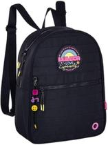 Mochila de Costas Infantil Luluca Love Preta Semax LU3176PT Mochila de Costas Infantil Luluca Love Preta Semax LU3176PT