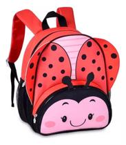 Mochila De Costas Infantil Pets Joaninha 13' Clio Style