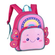 Mochila de Costas Infantil Pré-escola Borboleta Clio Pets CP26264D