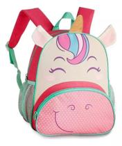 Mochila De Costas Infantil Pré-escola Unicórnio Clio Pets