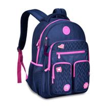 Mochila de Costas Juvenil em Nylon OFICIAL LULUCA LU24088