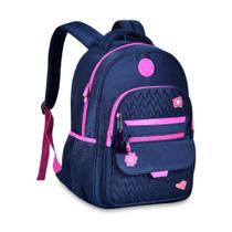 Mochila De Costas Juvenil Em Nylon Oficial Luluca Lu24089