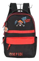 Mochila De Costas Juvenil One Piece Com Chaveiro