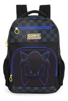 Mochila De Costas Juvenil Sonic Original C/ Chaveiro Mochila De Costas Juvenil Sonic Original C/ Chaveiro