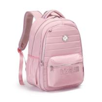 Mochila de Costas Kika, Femina, Volta as Aulas KK2614 Cor:Rosa