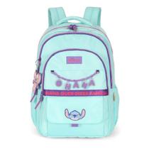 Mochila De Costas Laptop Stitch Turquesa Infantil
