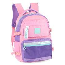 Mochila De Costas Laptop Up4you Roxo Para Viagens Trabalho
