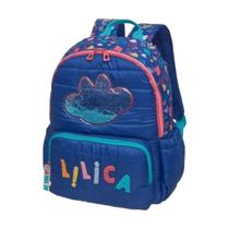 Mochila De Costas Lilica Ripilica Lovit You Azul Original