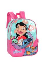 Mochila de costas lilo e stitch pre-escolar infantil luxcel
