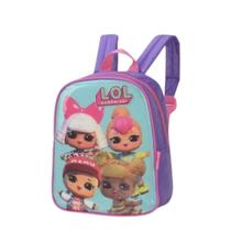 Mochila De Costas LOL Surpise! Pequena Maxlog Escolar Creche