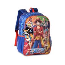 Mochila De Costas Luffy One Piece Meninos Anime Escolar