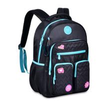 Mochila De Costas Luluca Feminina Escolar Juvenil Meninas