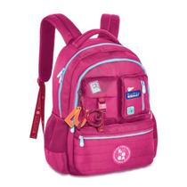 Mochila De Costas Luluca Feminina Escolar Juvenil - Rosa