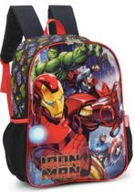 Mochila de Costas Luxcel Iron Man - Preto 41x30x14cm