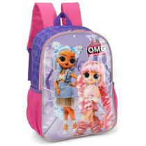 Mochila de Costas Luxcel OMG Lol Roxo