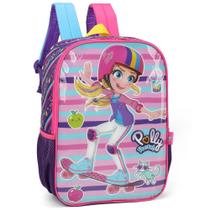 Mochila de Costas Luxcel Polly Pocket Roxo