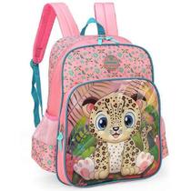 Mochila De Costas Luxcel Up4You Onça Salmão Mochila De Costas Luxcel Up4You Onça Salmão