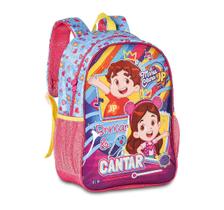 Mochila de Costas Maria Clara e JP Infantil Escolar Youtuber