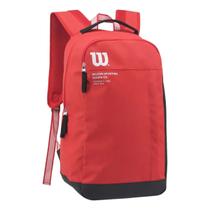 Mochila de Costas Masculina Feminina WILSON Vermelho Reforçada Original
