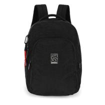 Mochila de Costas Média Juvenil Crinkle 4Y Básica Preto MS49151UP Up4you