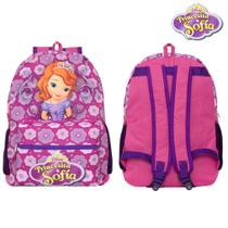 Mochila de Costas Menina Princesa Sofia Roxa Passeio Toys 2U Mochila de Costas Menina Princesa Sofia Roxa Passeio Toys 2U