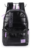 Mochila De Costas Meninas Efeito Metalizado Puffet Up4You