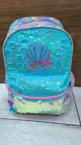 Mochila de costas mermaid vibes de lantejoulas