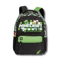 Mochila De Costas Minecraft Creeper Infantil Escolar Passeio Viagem Meninos Creche Mochila De Costas Minecraft Creeper Infantil Escolar Passeio Viagem Meninos Creche