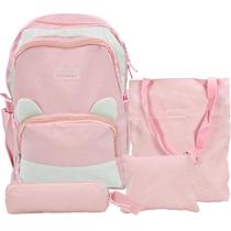 Mochila De Costas Multifuncional Reforçada Trabalho Escola Faculdade Bolso Fashion Estilo Resistente Personalizada