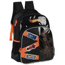 Mochila De Costas Oficial Hot Wheels Preto Luxcel Is41491Hw Mochila De Costas Oficial Hot Wheels Preto Luxcel Is41491Hw