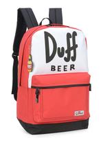 Mochila de Costas Os Simpsons Duff Beer Vermelha Original