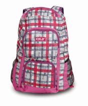 Mochila de Costas Out Unlimited Rosa e Cinza 51196 DMW