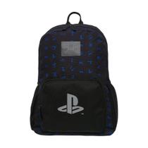 Mochila de Costas Pacific Playstation Hardware Preto e Azul Mochila de Costas Pacific Playstation Hardware Preto e Azul