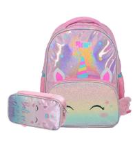 Mochila De Costas Pack Me Magic Dreams E Estojo Box Escolar Mochila De Costas Pack Me Magic Dreams E Estojo Box Escolar