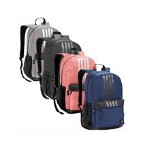 Mochila de costas para adultos colorida e com listras 18'' seanite mj42256 Mochila de costas para adultos colorida e com listras 18'' seanite mj42256