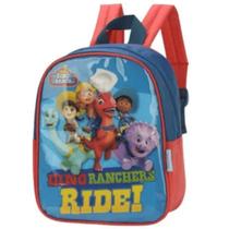 Mochila de Costas para Meninos Dino Ranch Reforçada Resistente Bolsos para Garrafinha - Dino Ranch - Luxcel Mochila de Costas para Meninos Dino Ranch Reforçada Resistente Bolsos para Garrafinha - Dino Ranch - Luxcel
