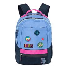 Mochila de Costas Paul Frank Patches Azul/Pink Sestini
