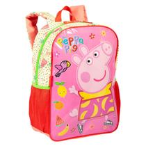 Mochila De Costas Peppa Pig Infantil Escolar Passeio Mochila De Costas Peppa Pig Infantil Escolar Passeio