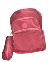 Mochila De Costas Pequena Com Estojo Para Criança ou Adultos RC-6036