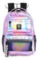 Mochila De Costas Porta Notebook Holográfica Original Up4you - Luxcel Mochila De Costas Porta Notebook Holográfica Original Up4you - Luxcel