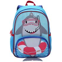 Mochila de Costas Pré Escolar Passei Infantil para Criança Estampa Colorida Divertida Alça Acolchoada Confortável Material Resistente Compartimento