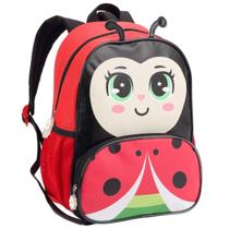 Mochila de Costas Pré Escolar Passei Infantil para Criança Estampa Colorida Divertida Alça Acolchoada Confortável Material Resistente Compartimento