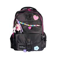 Mochila De Costas Preta Rebecca Bonbon 17,5" RB24595 Mochila De Costas Preta Rebecca Bonbon 17,5" RB24595