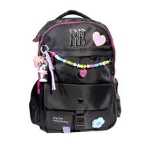 Mochila De Costas Preta Rebecca Bonbon 17,5 Rb24595