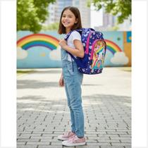 Mochila De Costas Rabisk Teen Unicórnio Rku5003m Cor: Azul Mochila De Costas Rabisk Teen Unicórnio Rku5003m Cor: Azul